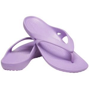 New CROCS Kadee II Flip Flop Sandals M 8 L 10 purple 41 42 Orchid